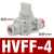 气管气动件管道pu接头手阀定制阀快速快插塑料阀门HVFF-6 8 10 12 HVFF4白色精品