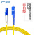 光信 电信级光纤跳线 LC-SC单模单芯 低烟无卤环保光纤线 收发器尾纤 5米