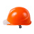 双安 10KV绝缘安全帽 电工防触电安全头盔 抗冲击耐高低温帽 橘色