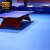 爱柯布洛 羽毛球地胶地垫 室内运动地垫1.8×15m×4.5mm篮球乒乓球地胶PVC塑胶复合地板蓝色定制不含安装110697