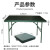 晶事达（JINGSHIDA）1.2米军绿色野外折叠桌训练便携折叠桌