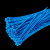 【彩色扎带】自锁式尼龙扎带大中小号塑料扣带固定捆扎带绑束线带  宽2.5毫米2F长10厘米(100条 蓝色 宽4.6毫米/长20厘米(100条)