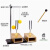化科  同频率共振音叉乒乓球弹飞实验套装 440HZ共振音叉+支架 