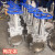 PZ73W 304不锈钢对夹式手动刀型闸阀浆液阀插板阀排渣阀DN65-800 DN350（304不锈钢）