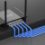 讯浦 六类网络跳线 无氧铜7*0.2线芯 非屏蔽 蓝色 30米