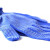 谋福（CNMF） 漂白棉纱点珠点胶手套 防滑耐磨PVC点塑手套 蓝色 1打12付