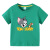 迪士尼（Disney）新款童装猫和老鼠儿童夏装短袖T恤男女童打底衫半袖T恤童上衣 粉色 120cm