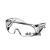 劳保防护眼镜防尘雾透气透明可戴防飞沫溅灰尘护目镜网红风镜  京炼 透明百叶眼镜