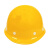 谋福CNMF 盔式透气安全帽 抗冲击工地工程工业建筑防砸安全帽 定制收费（盔式透气安全帽 黄色款）8038