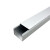 润宏工品 铝合金方形线槽一根2米 60*40 单位：一米