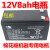 12V8ah蓄电池12伏棉花糖机器电瓶爆米花机器电动农药机喷雾器电瓶 12v9ah+夹子充电器