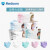 麦迪康Medicom 一次性3d立体口罩 铝线塑型 成人外出防护口罩 久带不变形 2016M粉色 50只/盒