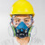 求同2600防毒口罩面具硅胶防尘防喷漆有机蒸汽综合气体防毒套装/个 1 均码 