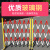 玻璃钢绝缘伸缩管式围栏电力安全施工围挡可移动护栏幼儿园隔离栏 1.2*6米 红白/黄黑管式（颜色可选）