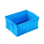 特大号工业塑料箱子周转箱长方形胶箱储物收纳盒中转筐物流框筐子 800*570*505mm 蓝色