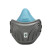 思创 ST-1020A硅胶防尘半面罩防细微颗粒物口罩打磨电焊 单只装（2个起发）