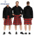 IMPRESSWIT苏格兰裙子男士民族节日裙男装格纹百褶裙工作搞怪大码服装 红色 红格子 L 170-180CM80kg