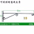 鼎岩客厅阳台灯笼挂钩支架铁艺花架阳台挂架吊花架壁挂吊篮吊兰绿萝支 30厘米黑色一个