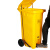 庄太太 【100L脚踏垃圾桶】加厚医疗垃圾桶医黄色回收筒医疗利器盒医疗废物收纳桶箱