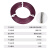 番禺五羊 FF46-2/AF250铁氟龙高温线镀锡地感线圈导线 1*6平方100米 紫色