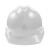 华信 ABS安全帽 小金刚V型安全帽 一指键建筑工地安全帽 T定做 白色 1顶