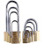 老式锁具铜锁通用安全门锁不锈钢挂锁家用防盗小铜锁中式 60mm长梁通开款