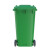 Honey Cute 户外垃圾桶加厚大号垃圾桶物业小区公用分类环卫带盖垃圾箱-120L绿