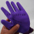 爱戴2303发泡手套劳保浸胶耐磨防滑透气塑胶带胶皮工作劳动工地男 爱戴2303紫色发泡6双 L