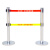 杰安达（JAD） 不锈钢伸缩隔离带5米双层排队警戒线安全警示柱护栏杆