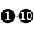 号码牌编号亚克力贴磁性号牌自粘磁力机器标牌圆牌序号牌GNG-525 黑底白字120 20x20cm