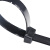 海斯迪克 HKZ-90 黑色自锁式强力卡扣大号扎带（100条）尼龙扎带固定器 10系列塑料捆绑绳 长35cm宽7.5mm