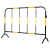 飓程 铁马护栏 道路交通施工移动临时围栏 警示隔离栏 黑黄1mx1.5m 6个装 单位：件