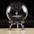 混沌摆牛顿摆球永动摆件3D内雕水晶球摆件蒲公英十二生肖球的 摩天轮 6厘米球加金属支架(礼盒包装)