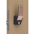 定制适用房门锁通用型卧室内门黑色锁具门把手旧门换锁ZS3814 黑色（无上锁款） 35-50mm向内不带钥匙