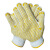 劳保手套点胶防滑耐磨线手套点珠600克重 12双/包 黄白胶点手套