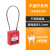 褚岳 工业安全挂锁塑料锁个人电力锁生命锁工程设备检修挂牌上锁具 SQ-B175L3.2(不通开) 常规型
