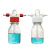 螺口洗缓冲GL45密封气瓶瓶耐腐厚玻璃耐压洗缓冲实验室安全瓶 (标准款)500ML红盖整套