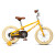 永久（FOREVER）上海牌儿童自行车小孩女童公主款男孩14-16寸单车 F301 (黄色) 16英寸 单速