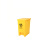 庄太太【脚踏240L黄色口罩专用】医疗垃圾桶黄色诊所用脚踏式医疗废弃物垃圾桶摇盖大小号