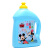 迪士尼（Disney）*泡泡水补充液儿童玩具吹泡泡七彩大桶装浓缩袋装泡泡机专用 1000毫升米妮粉瓶 送便携装1瓶