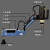 DYQT电动攻丝机M3-M16伺服数控模具气动悬臂台式攻牙机夹头配件触摸屏 出口款M6-M30触摸万向200转