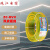 珠江电缆 广东珠江电线ZC-BVV 6平方国标双塑铜芯硬线 黄绿双色（地线） 100米	