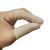 金诗洛 KSL022 一次性乳胶防滑手指套 无尘无粉农业指套 劳保手套 米色 27（中号）
