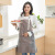 日式围裙女厨房防水防油新款罩衣工作服男士做饭的专用可擦手 红色3条