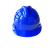免费印字 安全帽工地国标加厚透气施工建筑工程领导监理劳保头盔男定制LOGO V型款 01蓝
