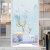ABDT玻璃门竖贴纸（现做产品不退换） 玄关纸画立体贴画窗户走廊过道 麋鹿-A