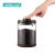 安扣 玻璃罐咖啡豆密封罐单向排气咖啡粉玻璃密封储物罐1700ml咖色