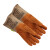 威特仕10-1003 绒面猪青皮长袖款手感宝氩弧焊TIG手套 棕色（72对/箱） XL 