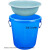 泔水干湿过滤分离带滤网垃圾桶大号厨房厨余茶水茶叶沥水潲水桶篮定制 黄色60K型沥水篮