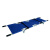 比鹤迖 BHD-0249 不锈钢便携式折叠担架行军床 蓝色四折不锈钢 1个
